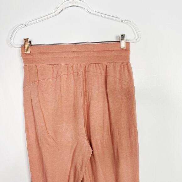 La Miel Poppy Drawstring Sweat Pants Lounge Medium M Pockets Lisle Stretch - Picture 6 of 10